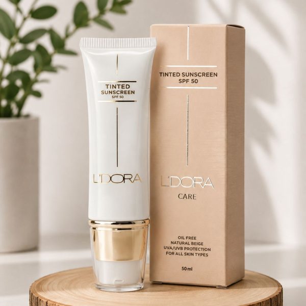 کرم ضدآفتاب رنگی SPF50 لدورا کر